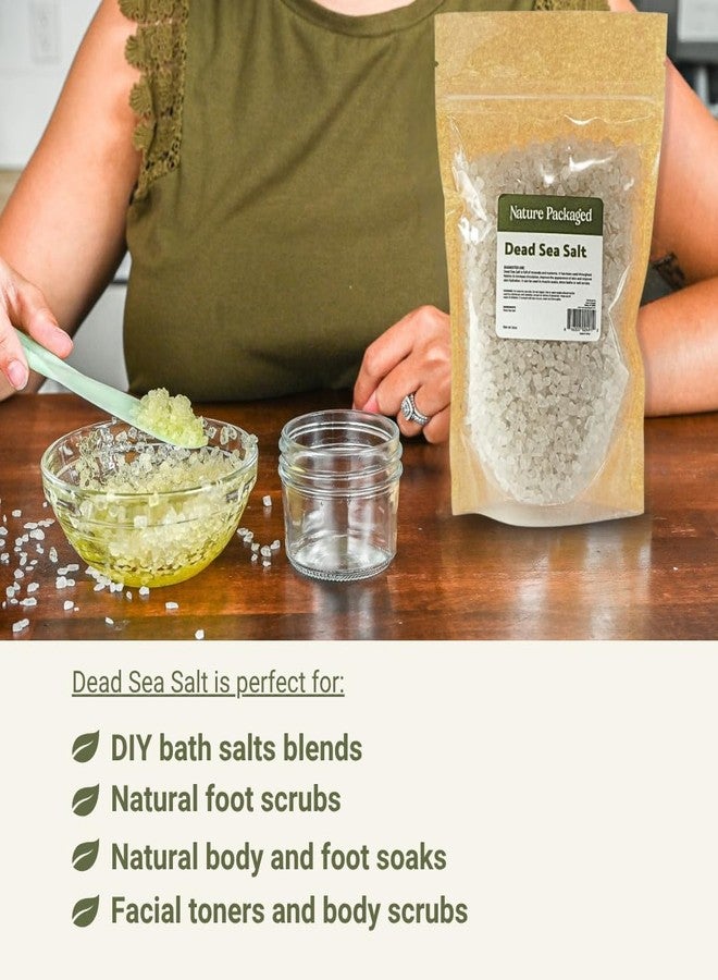 Nature Packaged Dead Sea Salt (16oz) - Direct from The Shore of The Dead Sea - Organic Salt for Body Scrubs, Adding to Baths, and Foot Soaking 1 Pack - Image 5
